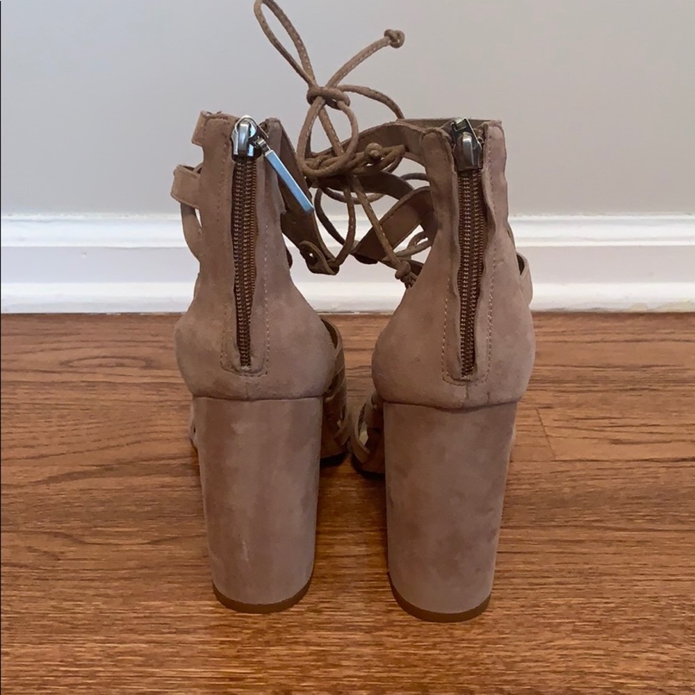 Dolce Vita Lace Up Heels - Picture 2 of 4